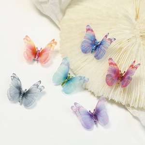 En gros <span class=keywords><strong>Tulle</strong></span> Stéréoscopique Strass Papillon Nail Art Décorations Aimant Détachable 3D Nail Art Charmes - Product Image 4