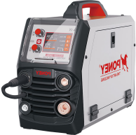 Petite machine à souder MIG numérique à double impulsion synergique portable pour acier inoxydable et aluminium, fil de 0,8/1,0 mm, MIG-200DP-X