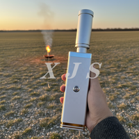 Lampe torche laser 120W à lentille extractible pour le camping, l'allumage de feux, l'ignition de feux d'artifice à courte portée, la défense personnelle en milieu sauvage et les situations d'urgence