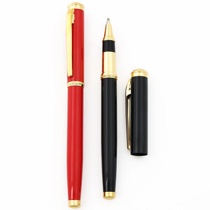 Stylo en métal personnalisé avec logo, stylo lourd avec recharge Parker, largeur d'écriture 1,0 mm, encre noire/bleue, pour cadeau - Product Image 3