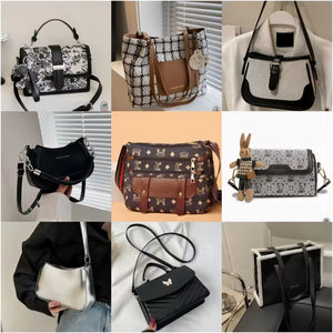 Marka Stok Paketi Yüksek Kaliteli Kadın Karışık Malzeme 300g İkinci El Markalı Kullanılmış Balya Halinde Omuz Çantaları Rastgele Gönderim - Product Image 2