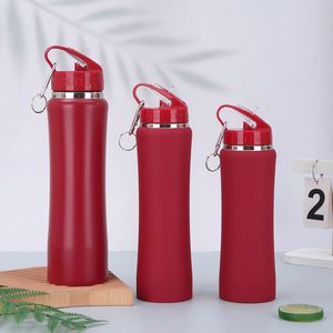 Backpacking Hiking Vacuum Insulated <b>Kettle</b> 600ml 750ml Stainless Steel Sports Water Bottle Straw Nozzle Lid Outdoor Beverage Pot - Product Image 5
