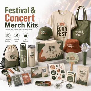 Personalized Festival Registration Booth Set With Lanyard Badge Wristband QR Card Tote Bag For Access Control Welcome Package - Product Image 3