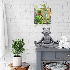 Vente directe d'usine bon marché vente en gros artisanat en résine personnalisé Yoga grenouille <span class=keywords><strong>jardin</strong></span> Figurine décoration Articles d'ameublement extérieur - Product Image 6
