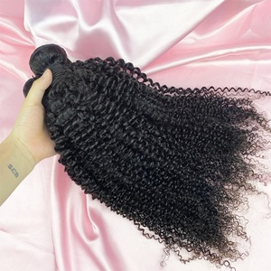 ผมต่อแบบหยิกฟูสไตล์มองโกเลีย ผมแท้แบบ Afro Kinky  แบบมัดเป็นช่อ  4A 4B 4C - Product Image 6
