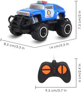 Dwi Dowellin auto della <span class=keywords><strong>polizia</strong></span> telecomandata da 2 3 4 anni, giocattolo di abilità motorie per auto da 2.4 GHz con telecomando, (macchina della <span class=keywords><strong>polizia</strong></span>) - Product Image 3