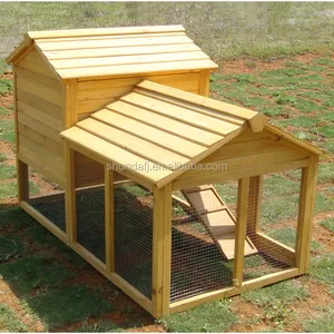 บ้านกระต่ายพร้อมกรงไม้บ้านสัตว์ผลิตจาก SDR002