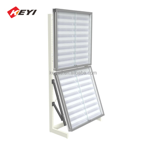 Nhà máy giá thẻ hiển thị trường hợp psas TCG hiển thị đồ đạc kim loại repostionable đường sắt thẻ hiển thị đứng Single Side Showcase - Product Image 5