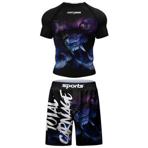 Pantalones de compresión personalizados con estampado 3D, Rashguard, Camisetas ajustadas de kickboxing, Pantalones, Nuevo conjunto de boxeo, Ropa de combate Muay Thai - Product Image 6