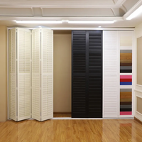 Obturateur de fenêtre en PVC sur mesure Obturateur en tilleul écologique Volets d'intérieur en bois Stores Anti-fading Design moderne Horizontal