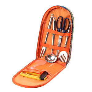 STARCAMP Kit de cuisine de camping et pique-nique 2-3 personnes, compatible avec cuisinière à gaz, en coton anodisé, pour extérieur - Product Image 6