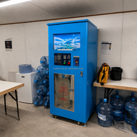 Máquina expendedora de agua automática con filtración por ósmosis inversa, estación comercial de autoservicio de agua con sistema de pago