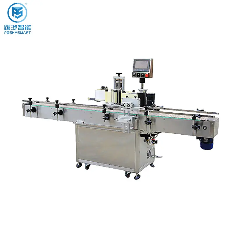 Automatic Flat Round Bottles Labeling Machine Bottle Label Printing Machine Beer Can Tube Sticker Plastic Cartons Packaging Type