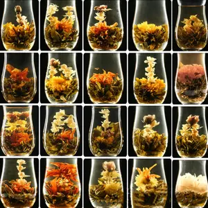 Tea Ball Blooming Flower Tea Edible Flowers Dried Blooming Tea Flowers