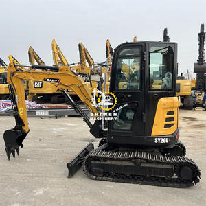 Mini-excavatrice d'occasion Sany Sy26u, moteur Yanmar 3TNV80F, origine Chine 2022, pour l'agriculture et la construction, Sy18u Sy35u Sy55u - Product Image 5