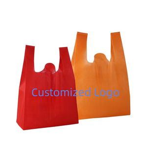 Gran Oferta personalizada, bolsa de compras ecológica laminada en blanco, bolsa de tela no tejida, bolsa de mano no tejida con corte Spunbound, bolsa no tejida - Product Image 1