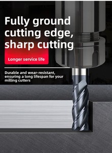 Fully Grind <strong>Cutting</strong> Edge Cobalt Roughing <strong>End</strong> <strong>Mill</strong> Hss <strong>End</strong> <strong>Mill</strong> Cutter Black Coated For Side And Face Milling - Product Image 6