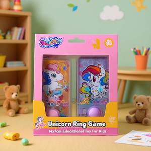 Jeu de bagues licorne 14x7cm, jouet éducatif pour enfants - Product Image 3