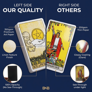 Juego de 78 Cartas del Tarot Originales Profesionales, Baraja Clásica Tradicional para Adivinación, Proveedor de Fábrica al por Mayor - Product Image 5