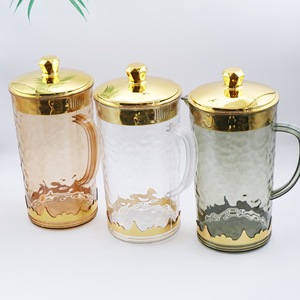 <b>Cold</b> Water Pitcher 2.3L Glacier Pattern Food Grade Refrigerator Safe For Cooling Boiled Water Juice Filter - Product Image 3