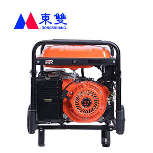 Generador de Gasolina Dongshuang, Duradero, 220V 380V, Monofásico, Motor Refrigerado por Aire, 50Hz, para Uso en Construcción al Aire Libre - Product Image 1