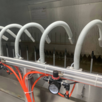 Machine de ligne de revêtement UV automatique en nouvel état matériel céramique pièces en plastique composant de noyau de moteur machines de revêtement des métaux