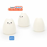 Veilleuse LED au design moderne pour enfants, interrupteur de batterie avec animaux de dessin animé, blanc chaud pour une utilisation dans une mini-chambre, idée cadeau