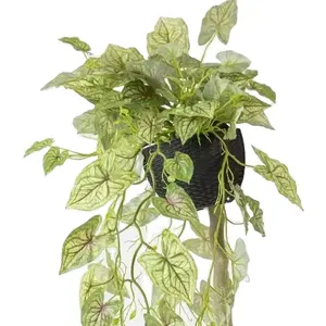 Artificial Ivy Green Leaf Hanging Basket Artificial Plants Are Used For Courtyard Hotel Indoor And Outdoor Office Decoration
