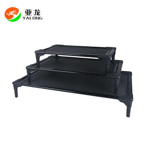 Yalong, moda ecológica, clásica, moderna, portátil, cama elevada para perros, diseño rectangular reciclado, extraíble, lavable, OEM/ODM - Product Image 1