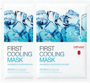 Cell Fusion C Post Alpha First Cooling Facial Mask Sheet 5 Sheets Soothing Calming Hydrating Repair Skin Care Facial Mask Set - Product Image 3