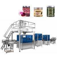 Ligne de conditionnement automatique avec peseuse multi-têtes en acier inoxydable pour granulés et snacks – Équipement de production de remplissage alimentaire
