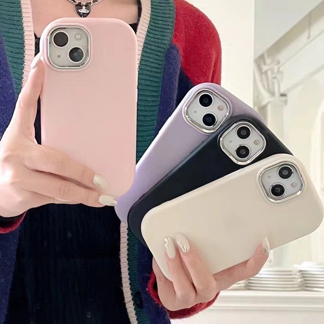 Factory Price Metal Frame Plain Mobile Phone Cases for Phone&Samsung&Huawei&Oppo&Vivo&Xiaomi Support DIY Phone Cases