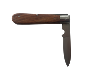 गुलाब लकड़ी सीधे संभाल तह ब्लेड जेब उपयोगिता चाकू - Product Image 4