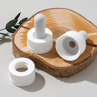 Bouchon anti-déversement pour flacons cosmétiques en verre, insert de 24 mm à queue longue, réducteur d'orifice en PE, bouchon intérieur