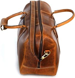 Borsa da Viaggio Antifurto in Pelle di Ottimo Rapporto Qualità-Prezzo, Borsa Sportiva per Pernottamento, Borsa per Allenamento e Palestra - Product Image 2