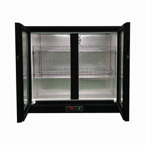 Refroidisseur de barre arrière à température unique Réfrigérateur à bouteille à comptoir à 2 portes Noir avec ventilateur Mode de refroidissement Équipement de réfrigération <span class=keywords><strong>en</strong></span> vente - Product Image 4