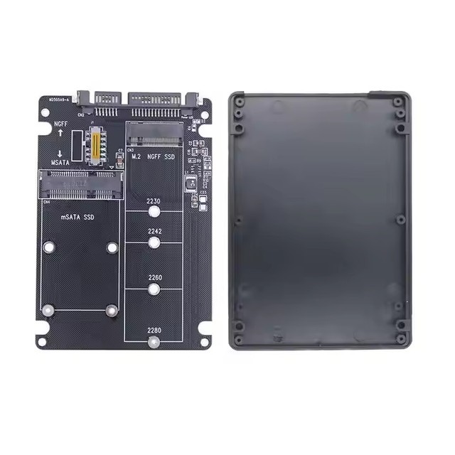 M.2 NGFF SSD to SATA3 Adapter Card 6Gbps Converter Adapter Dual-Use M.2 NGFF to SATA3.0 Adapter Card for PC