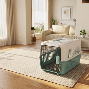 Trasportino per Animali Domestici in Plastica PP Ecologica, Varie Misure, Approvato per Voli, Traspirante, per Cani e Gatti - Product Image 5