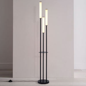 Lampe <span class=keywords><strong>sur</strong></span> <span class=keywords><strong>pied</strong></span> nordique minimaliste à trois LED avec étagère, lampes <span class=keywords><strong>sur</strong></span> <span class=keywords><strong>pied</strong></span> en fer forgé pour la décoration du salon - Product Image 3