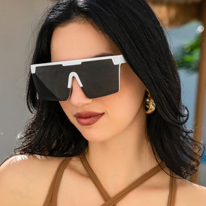 Lunettes de soleil carrées surdimensionnées Lmamba Fashion pour femmes, lunettes de soleil personnalisées de marque, lunettes de soleil tendance 2022 - Product Image 3