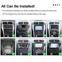 LELV pour Ford Explorer 2011-2019 Autoradio Android 14 Écran vertical Lecteur multimédia Carplay Auto DSP GPS Navi
