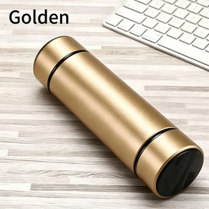 <span class=keywords><strong>Thermos</strong></span> intelligent tendance bleu en acier inoxydable 304, étanche, 500 ml, affichage de la température en temps réel, bouteille isotherme sous vide en acier inoxydable - Product Image 2