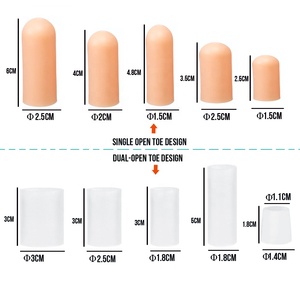 MediFootCare Gel lengan jari kaki silikon, penutup pelindung jari kaki benar untuk lecet jagung penghilang nyeri ibu jari kaki - Product Image 5
