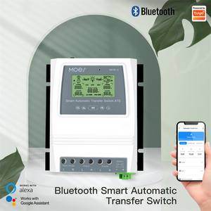 MOES Smart Blue- tooth double contrôleur de puissance <span class=keywords><strong>80A</strong></span> 16KW interrupteur de transfert automatique économie d'énergie pour système éolien solaire hors réseau ATS - Product Image 2