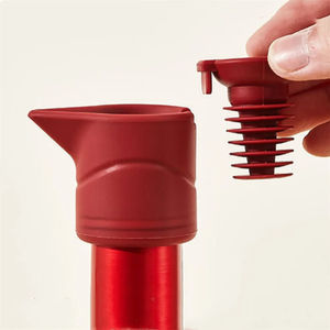 Bouchon de bouteille de vin en silicone réutilisable en gros, bouchon anti-fuite, couvercle de fermeture, bouchon sous vide pour barman - Product Image 5