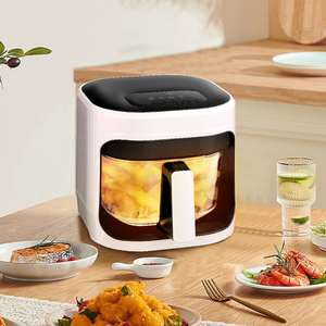 مقلاة هوائية متعددة الوظائف بسعة كبيرة وشفافة لقلي البطاطس وأجنحة الدجاج في المطبخ المنزلي - Product Image 2