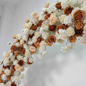 Arco de flores de seda en oferta, personalizable en color y tamaño, para el Día de la Madre - Product Image 5
