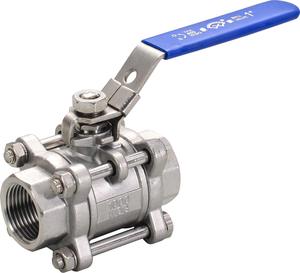 ASME B16.34 800 #   Válvula de bola operada por palanca de 1 pulgada, de acero inoxidable 316, con asientos RPTFE, diseño ignífugo, ASTM A105N para agua, compatible con OEM - Product Image 4