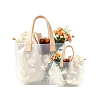Sac fourre-tout en plastique PP réutilisable et résistant, sac fourre-tout tissé laminé avec poignées robustes