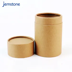 Recycled Cardboard Cylinder round Box Cylindrical Canister Paper Tube Packaging for Beverages & Cosmetics Gift Idea